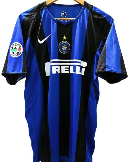 Koszulka Piłkarska Inter Mediolan 2004/2005 Home Retro