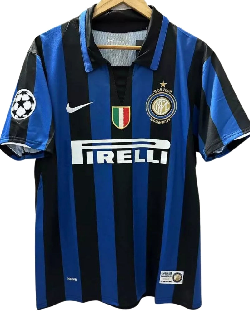 Koszulka Piłkarska Inter Mediolan 2007/2008 Home Retro