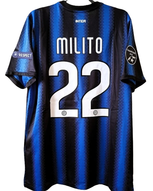 Koszulka Piłkarska Inter Mediolan 2010/2011 Home Retro