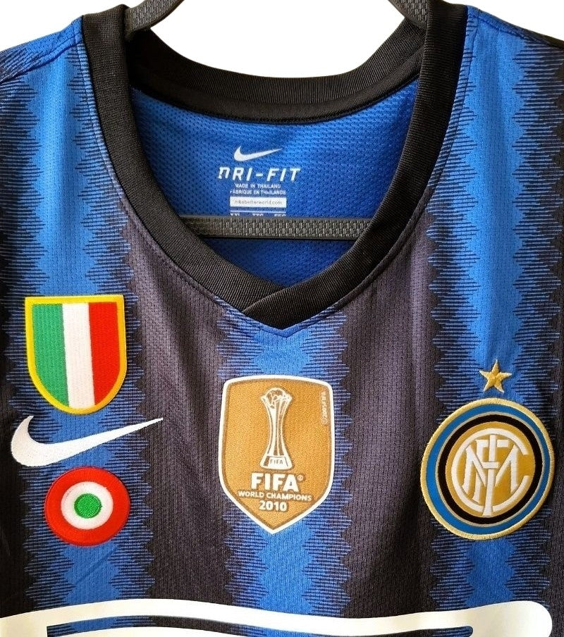 Koszulka Piłkarska Inter Mediolan 2010/2011 Home Retro