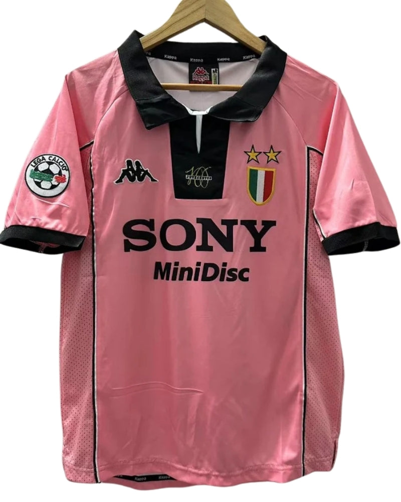 Koszulka Piłkarska Juventus Turyn 1997/1998 Pink Retro
