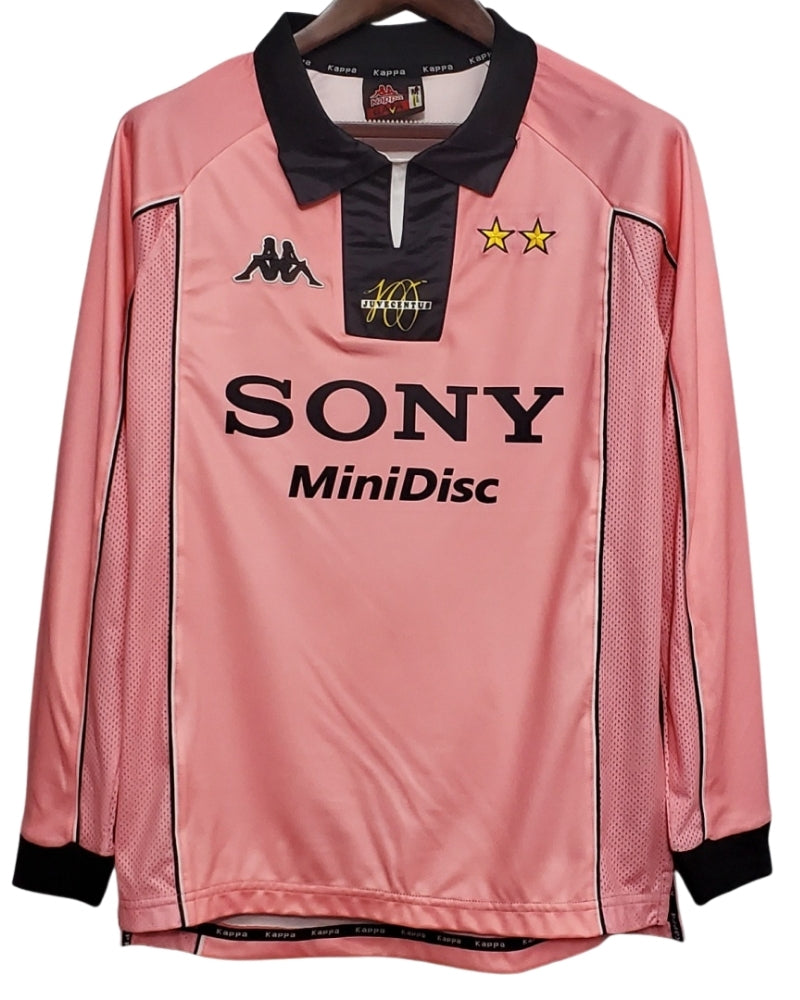 Koszulka Piłkarska Juventus Turyn 1997/1998 Retro Pink Długi rękaw