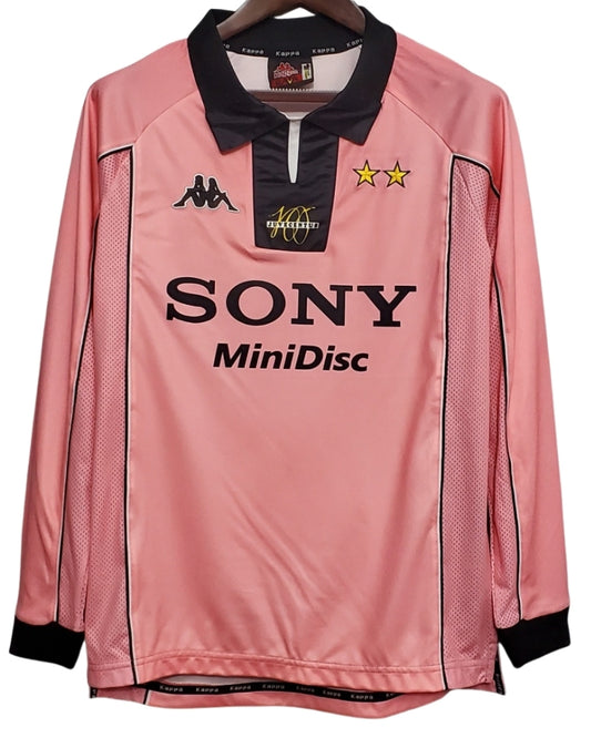 Koszulka Piłkarska Juventus Turyn 1997/1998 Retro Pink Długi rękaw