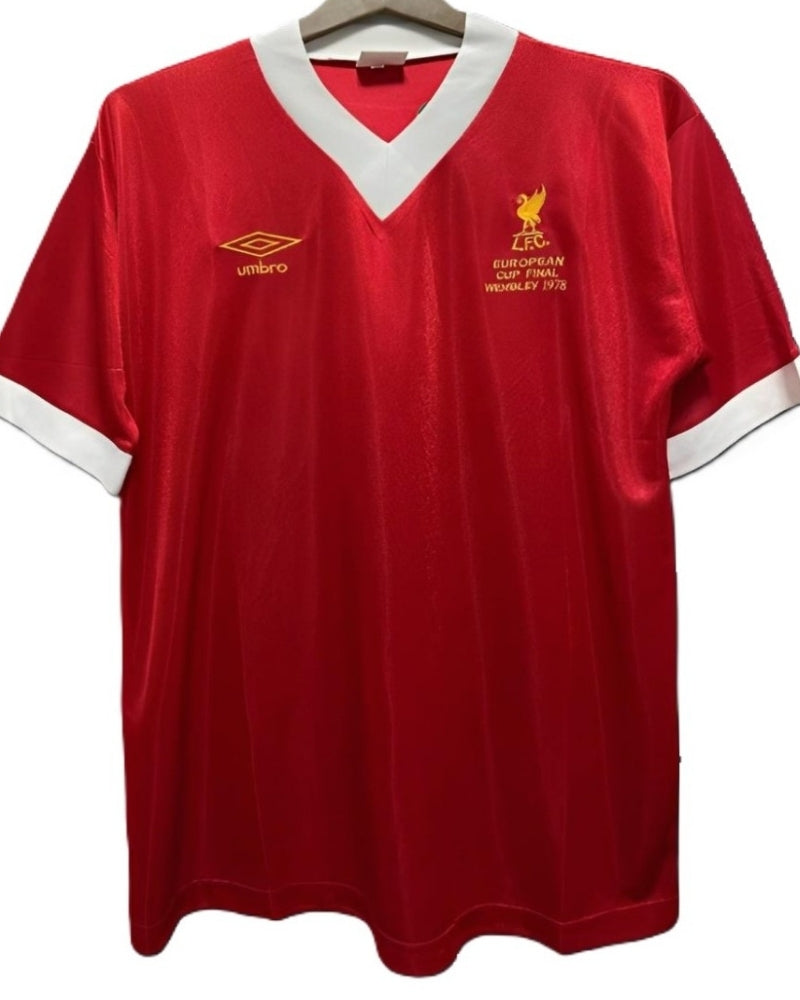 Koszulka Piłkarska Liverpool FC 1978 UCL Final Home Retro