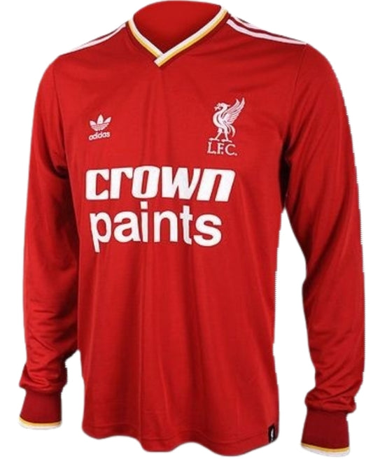 Koszulka Piłkarska Liverpool FC 1985/1986 Home Retro Długi Rękaw