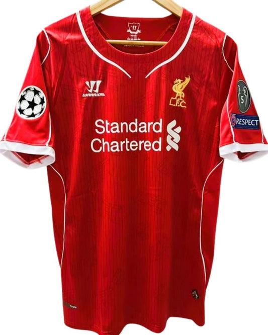 Koszulka Piłkarska Liverpool FC 2014/2015 Home Retro