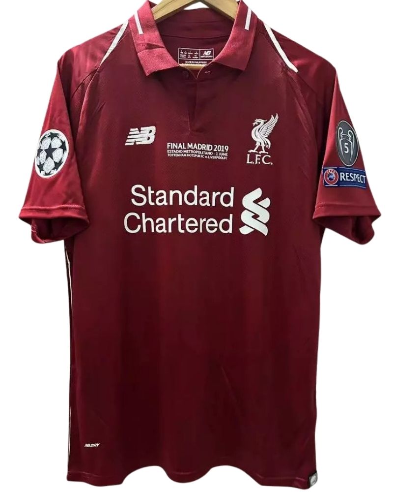 Koszulka Piłkarska Liverpool FC 2018/2019 UCL FINAL Home Retro