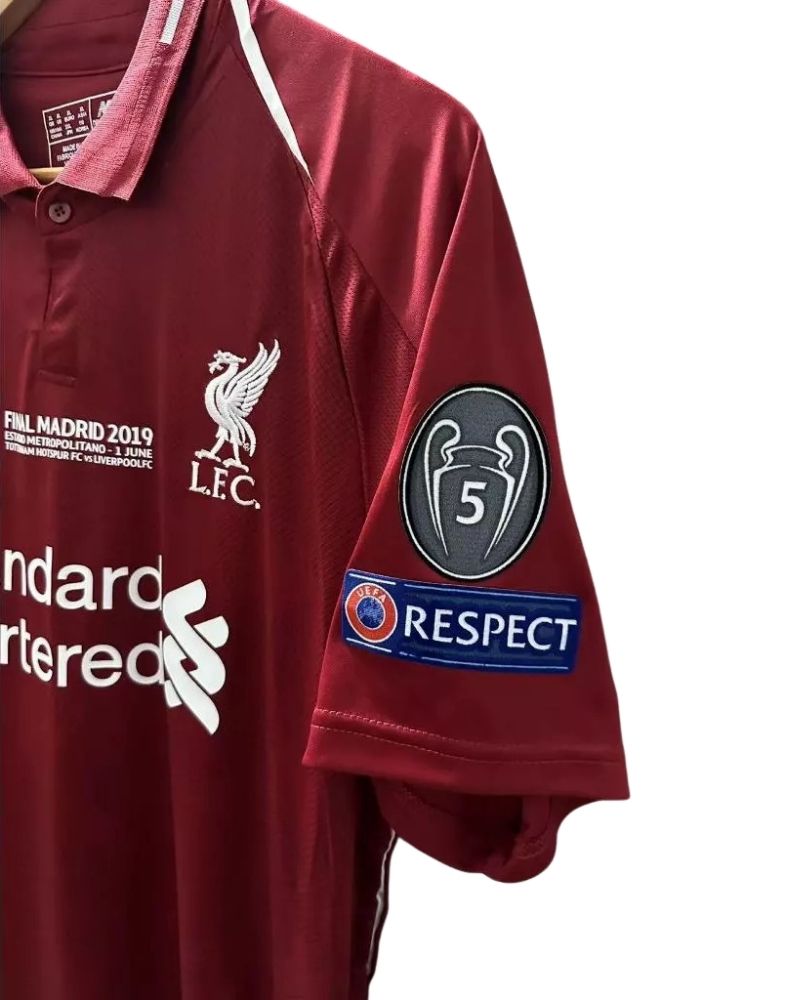 Koszulka Piłkarska Liverpool FC 2018/2019 UCL FINAL Home Retro