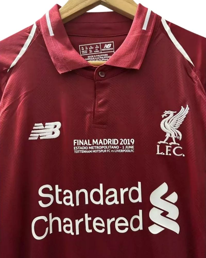 Koszulka Piłkarska Liverpool FC 2018/2019 UCL FINAL Home Retro