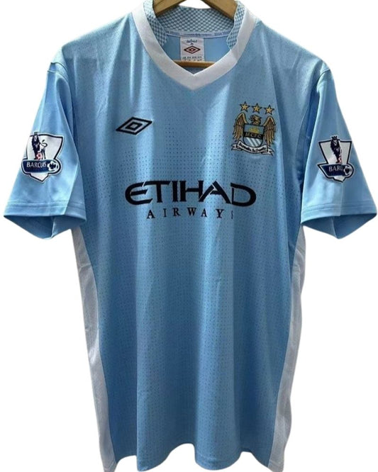 Koszulka Piłkarska Manchester City 2011/2012 Home Retro
