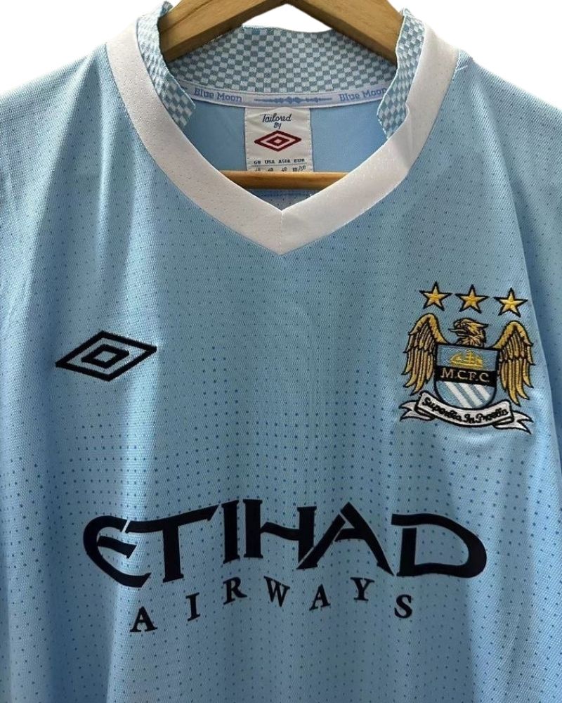 Koszulka Piłkarska Manchester City 2011/2012 Home Retro
