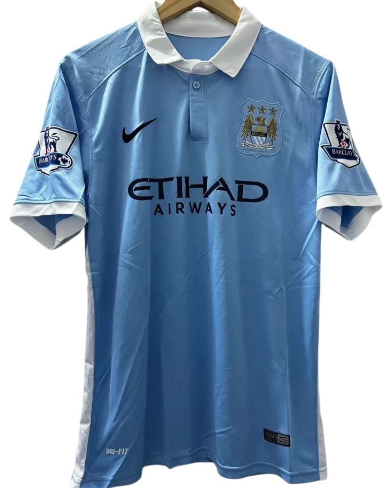Koszulka Piłkarska Manchester City 2015/2016 Home Retro