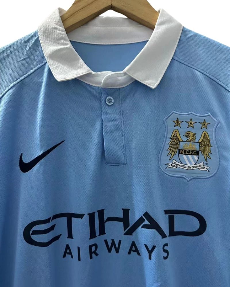 Koszulka Piłkarska Manchester City 2015/2016 Home Retro