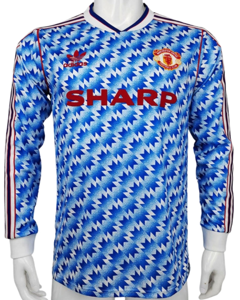 Koszulka Piłkarska Manchester United 1990/1992 Retro Dł Rękaw
