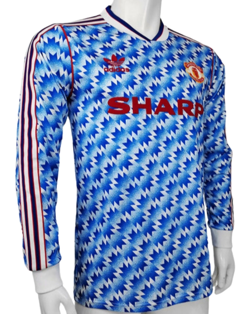 Koszulka Piłkarska Manchester United 1990/1992 Retro Dł Rękaw