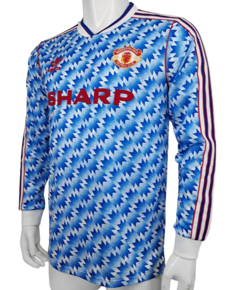 Koszulka Piłkarska Manchester United 1990/1992 Retro Dł Rękaw