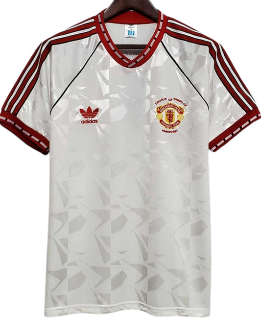 Koszulka Piłkarska Manchester United 1991 Final CWC Retro