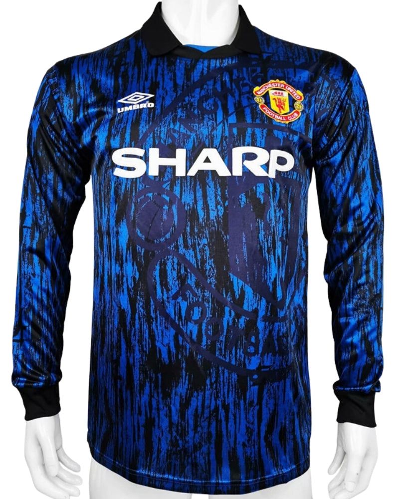 Koszulka Piłkarska Manchester United 1992/1993 Away Retro Dł Rękaw