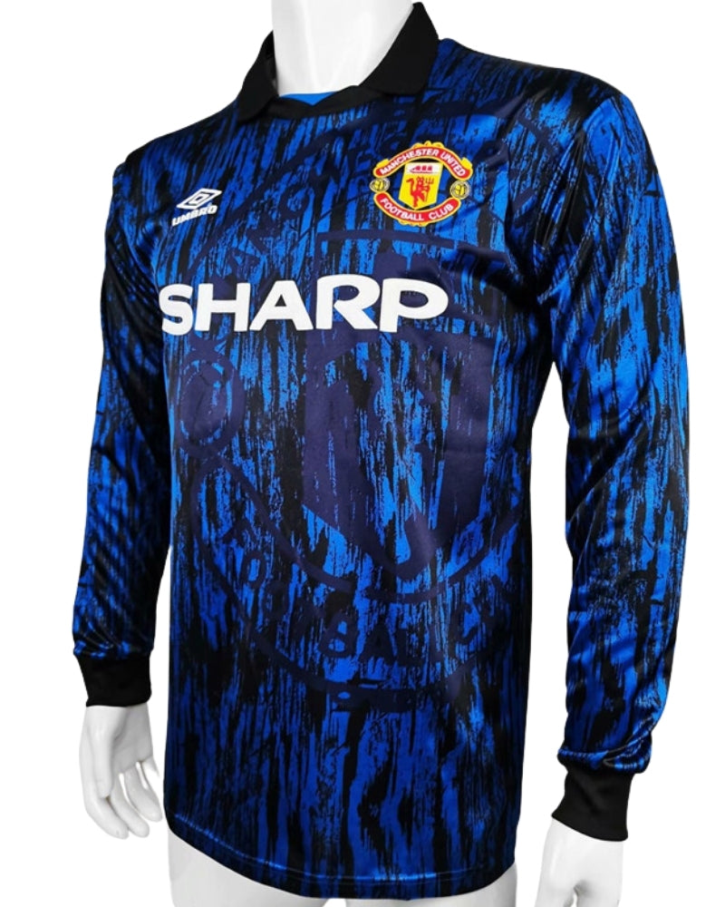 Koszulka Piłkarska Manchester United 1992/1993 Away Retro Dł Rękaw