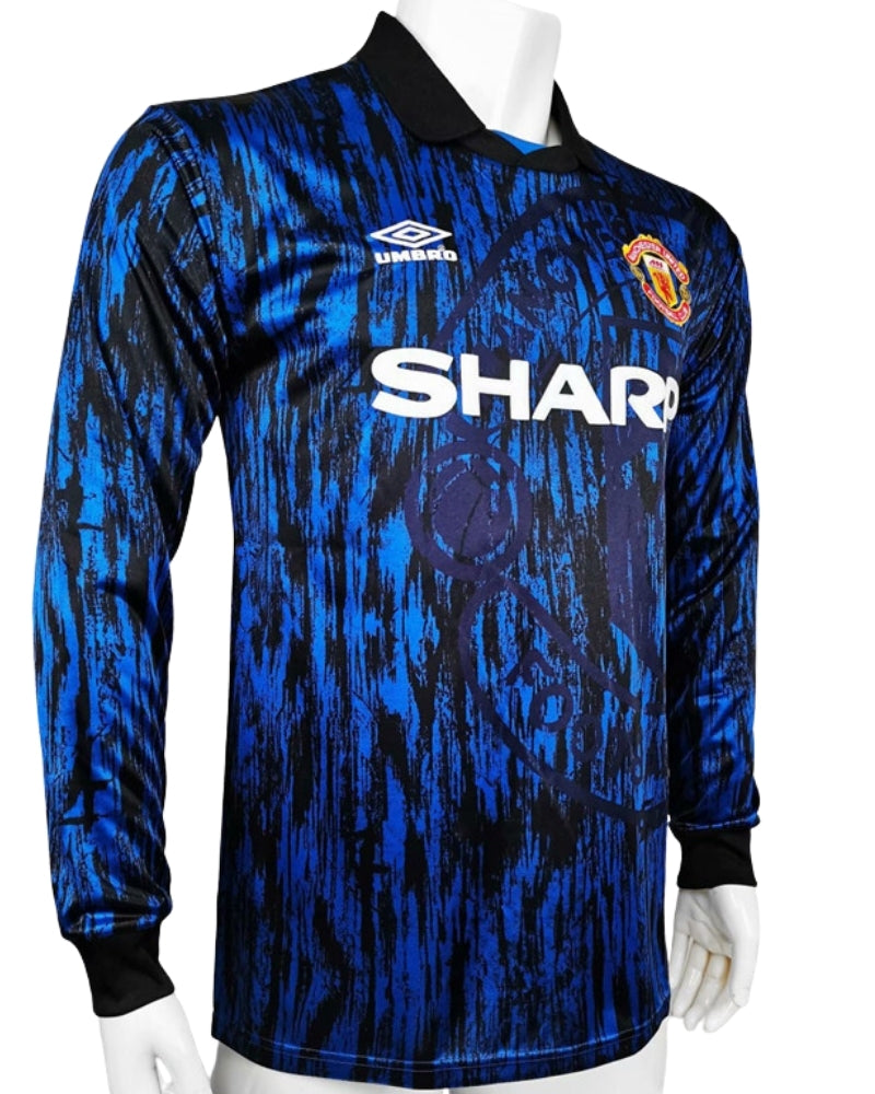 Koszulka Piłkarska Manchester United 1992/1993 Away Retro Dł Rękaw