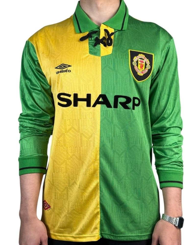 Koszulka Piłkarska Manchester United 1992/1994 Away Retro Dł rękaw