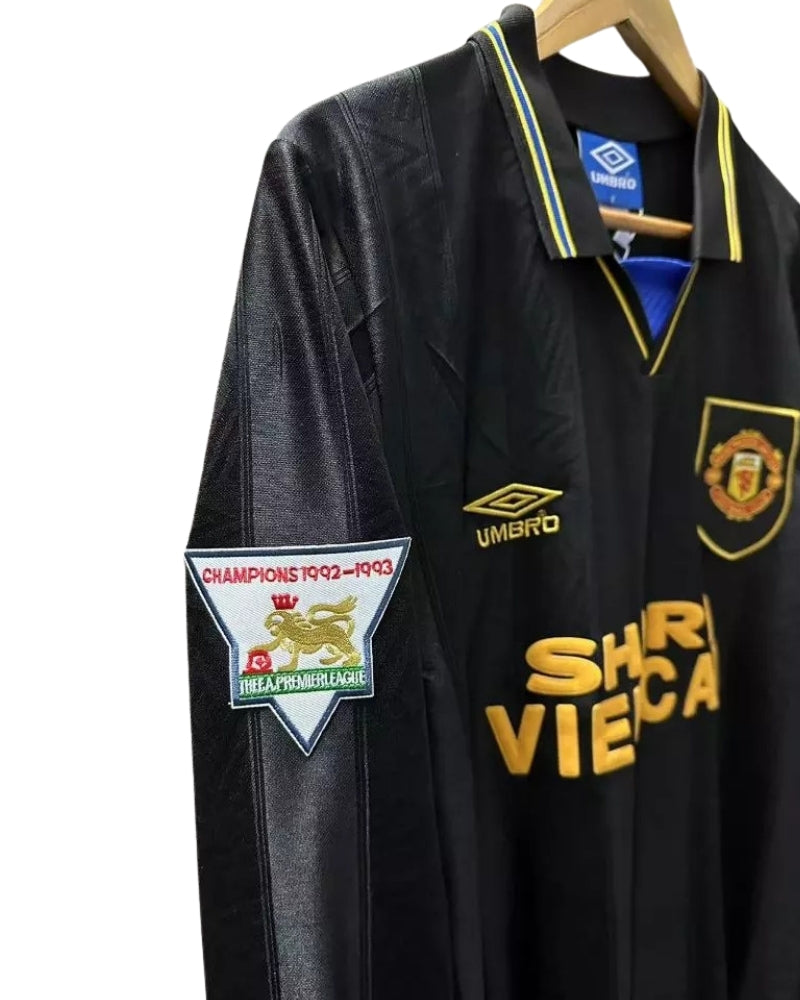 Koszulka Piłkarska Manchester United 1993/1995 Away Retro Dł Rękaw