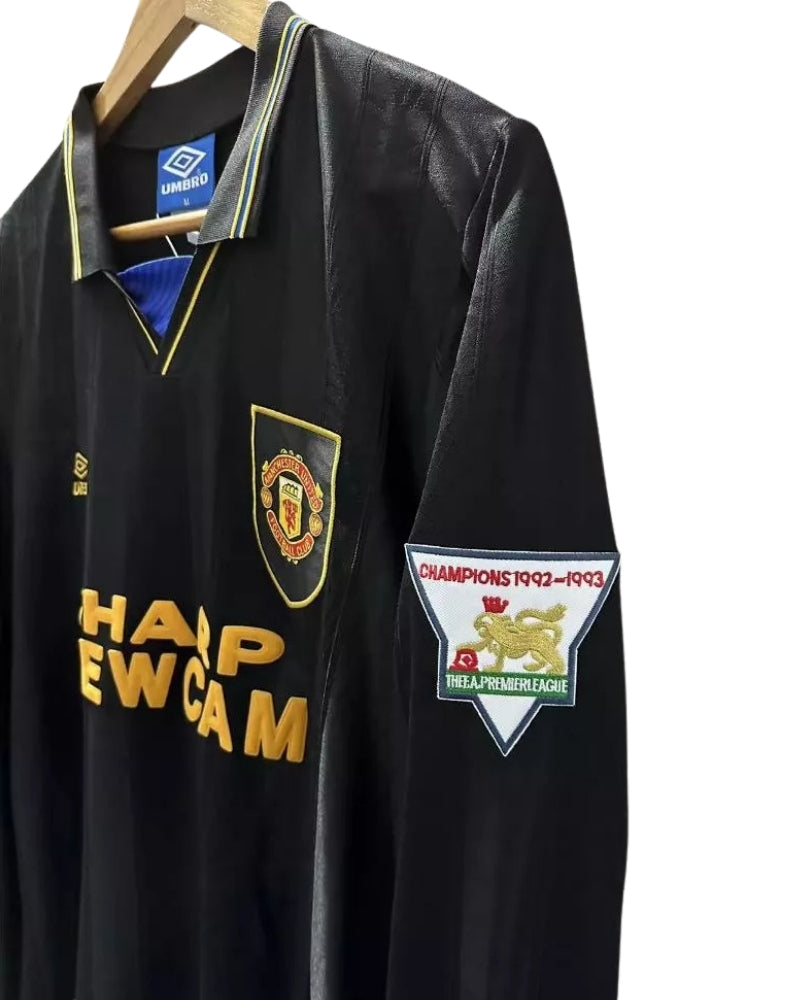 Koszulka Piłkarska Manchester United 1993/1995 Away Retro Dł Rękaw