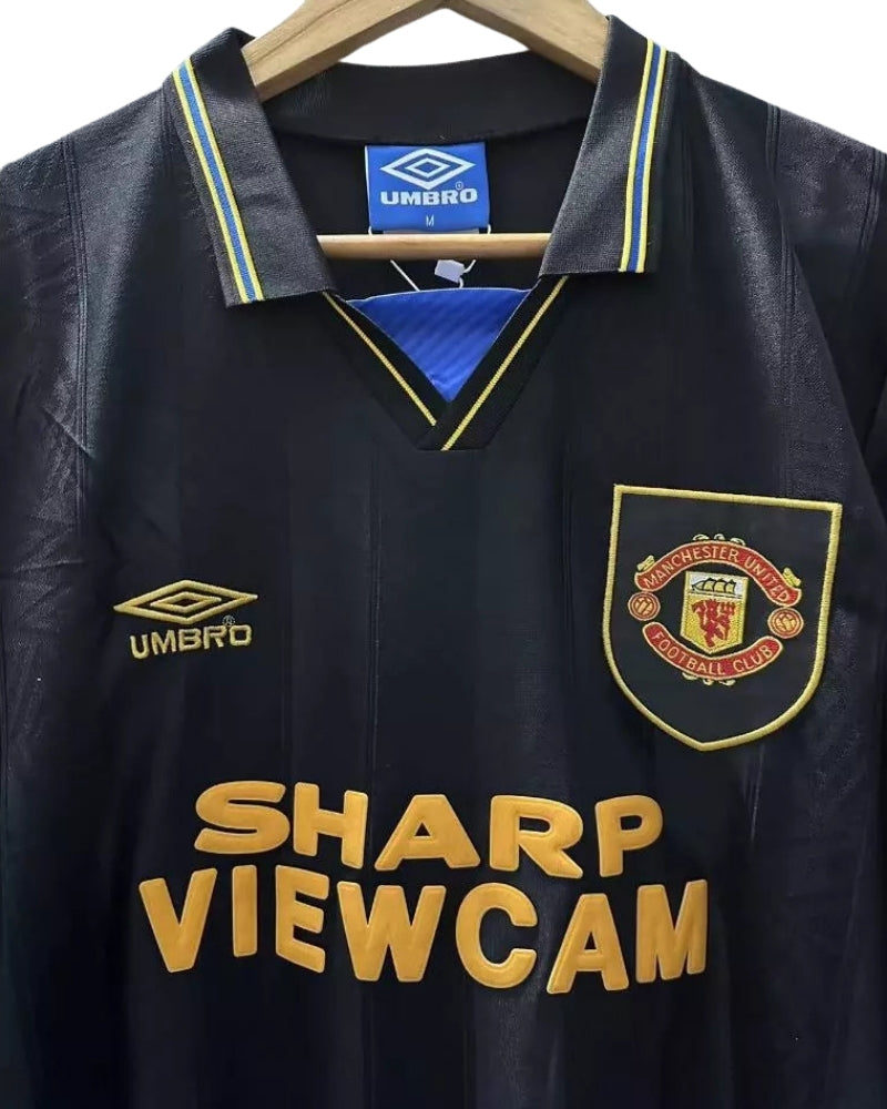 Koszulka Piłkarska Manchester United 1993/1995 Away Retro Dł Rękaw