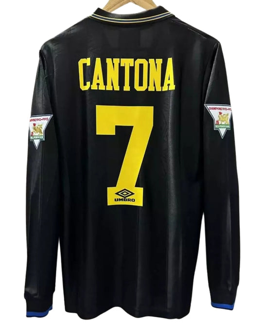 Koszulka Piłkarska Manchester United 1993/1995 Away Retro Dł Rękaw