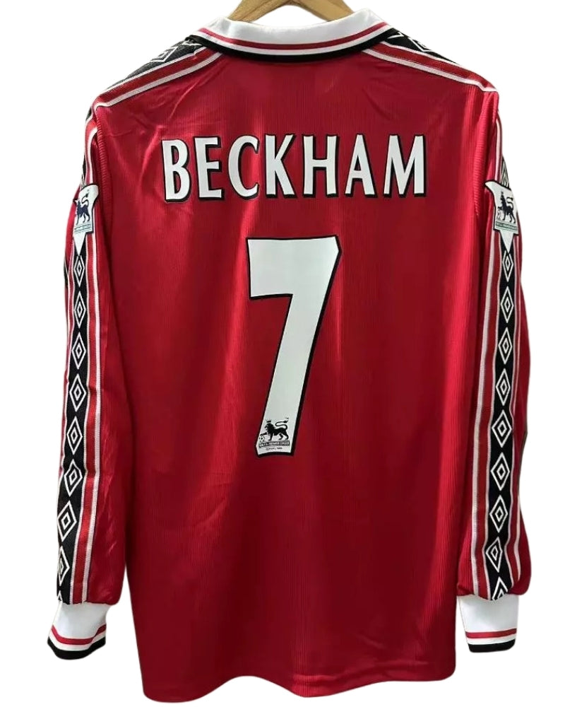 Koszulka Piłkarska Manchester United 1998/1999 Home Retro Dł Rękaw