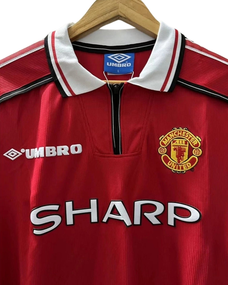 Koszulka Piłkarska Manchester United 1998/1999 Home Retro Dł Rękaw