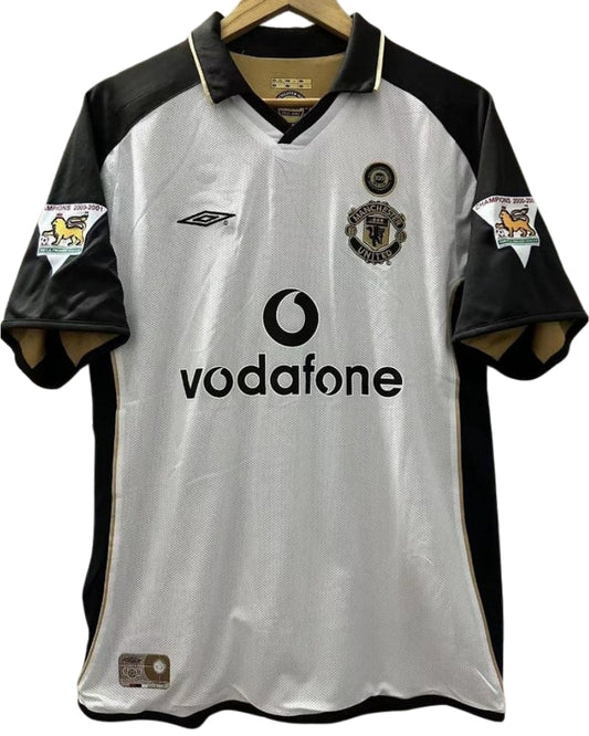 Koszulka Piłkarska Manchester United 2001/2002 100th Anniversary Retro