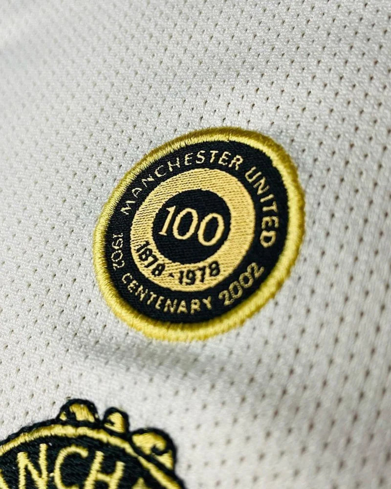 Koszulka Piłkarska Manchester United 2001/2002 100th Anniversary Retro