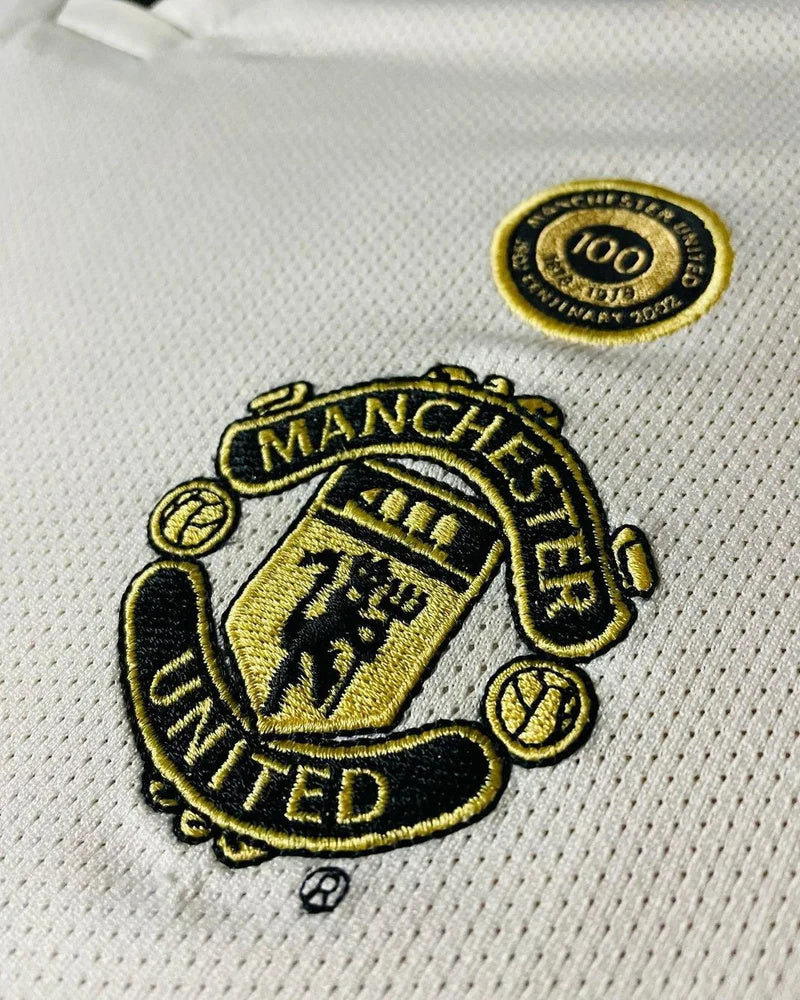 Koszulka Piłkarska Manchester United 2001/2002 100th Anniversary Retro