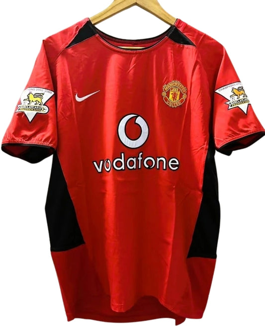 Koszulka Piłkarska Manchester United 2002/2003 Home Retro