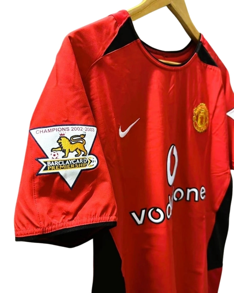 Koszulka Piłkarska Manchester United 2002/2003 Home Retro
