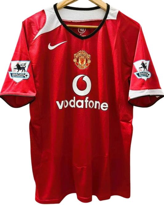 Koszulka Piłkarska Manchester United 2005/2006 Home Retro