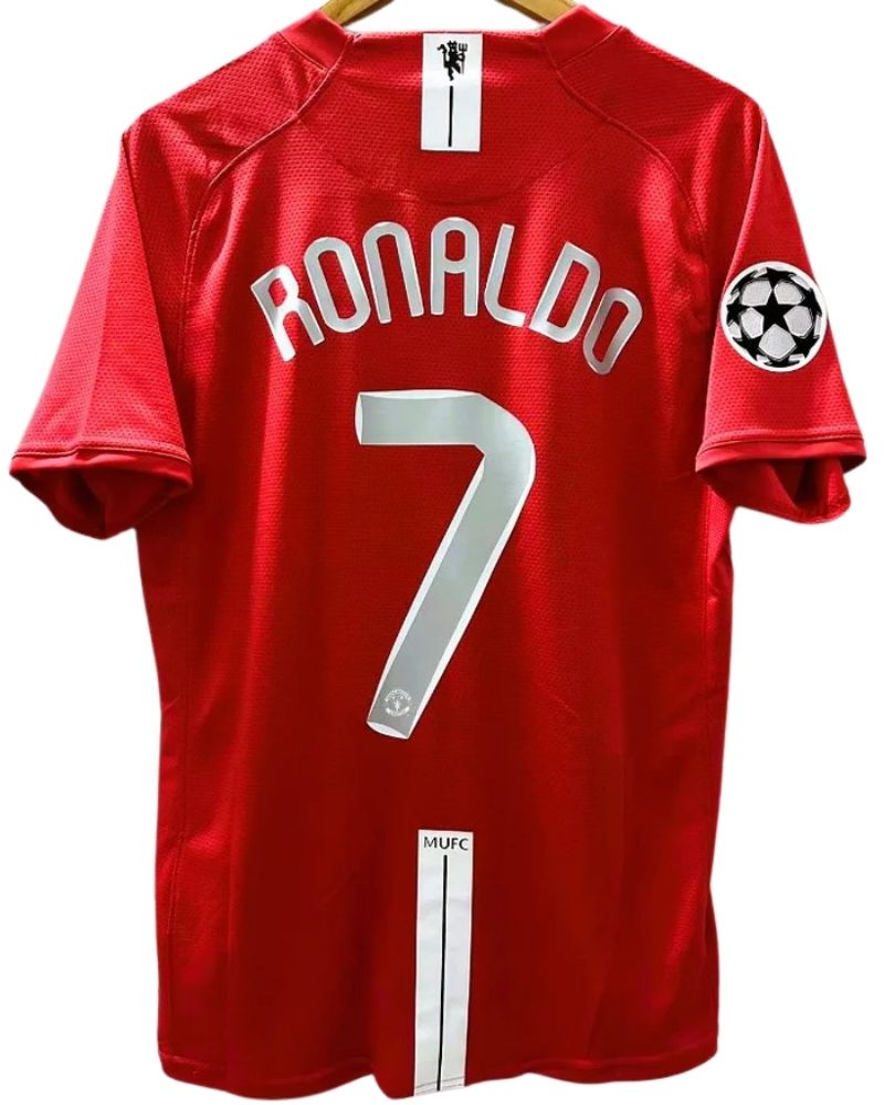 Koszulka Piłkarska Manchester United Home FINAL 2008 Retro