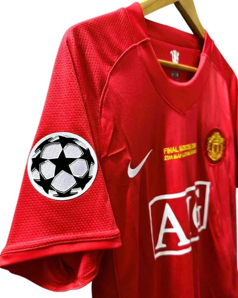 Koszulka Piłkarska Manchester United Home FINAL 2008 Retro