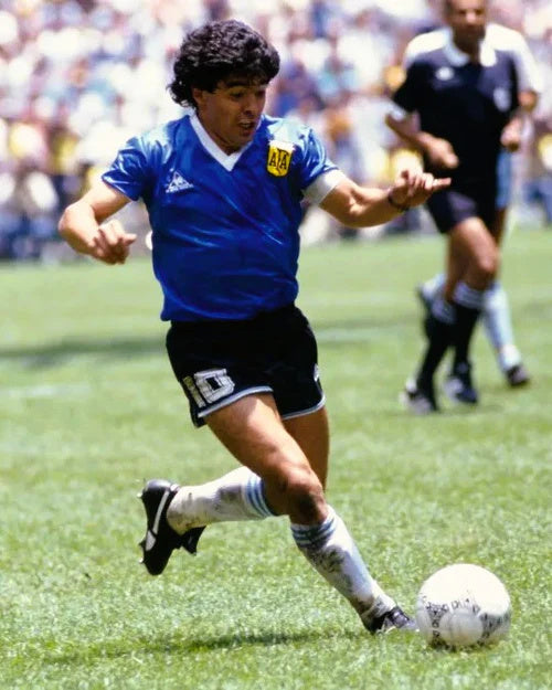 Koszulka Piłkarska Piłkarska Argentyna 1986 Away Retro