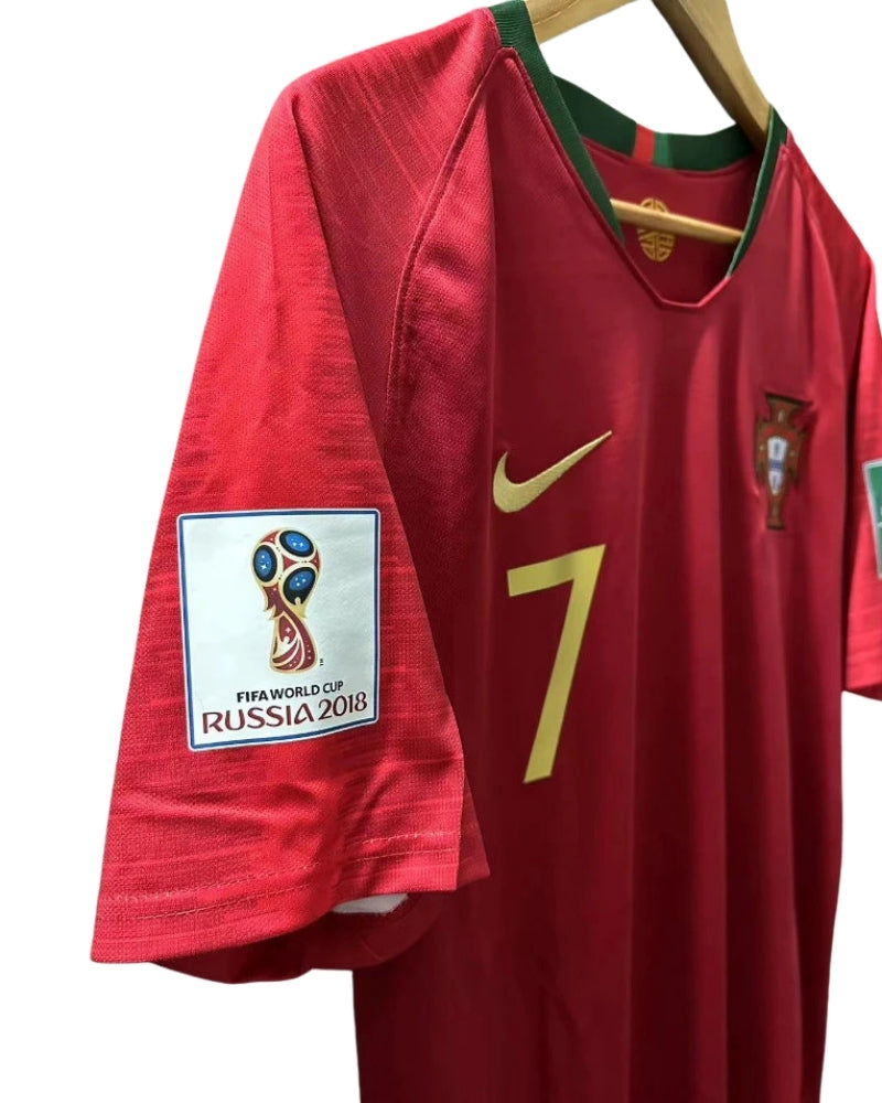 Koszulka Piłkarska Portugalia MŚ 2018 Home Retro