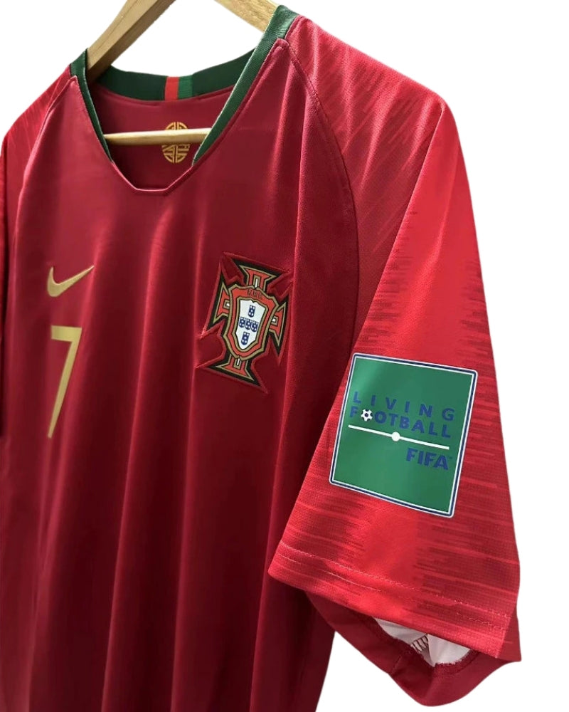 Koszulka Piłkarska Portugalia MŚ 2018 Home Retro