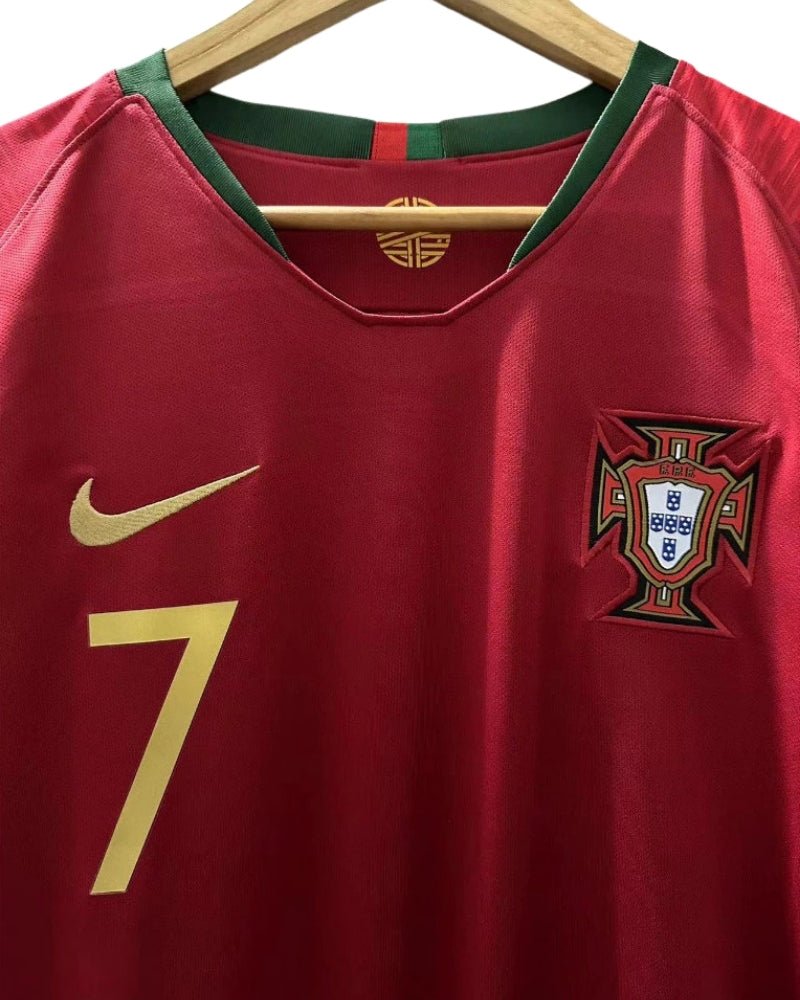 Koszulka Piłkarska Portugalia MŚ 2018 Home Retro