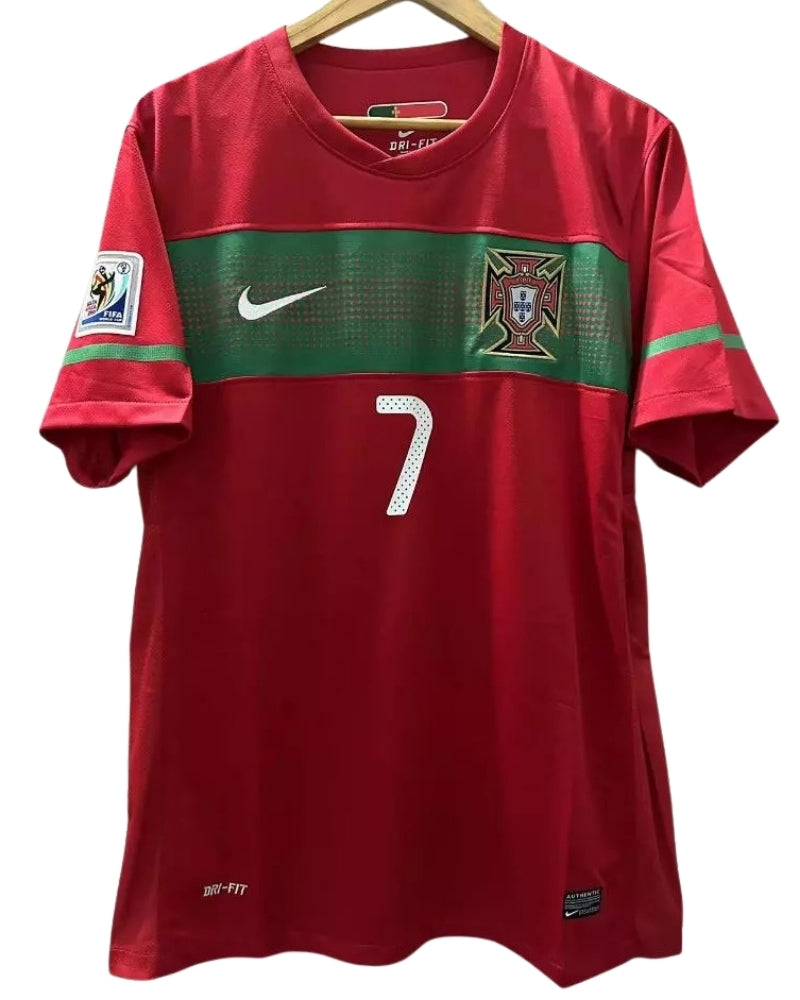 Koszulka Piłkarska Portugalia MŚ 2010 Home Retro