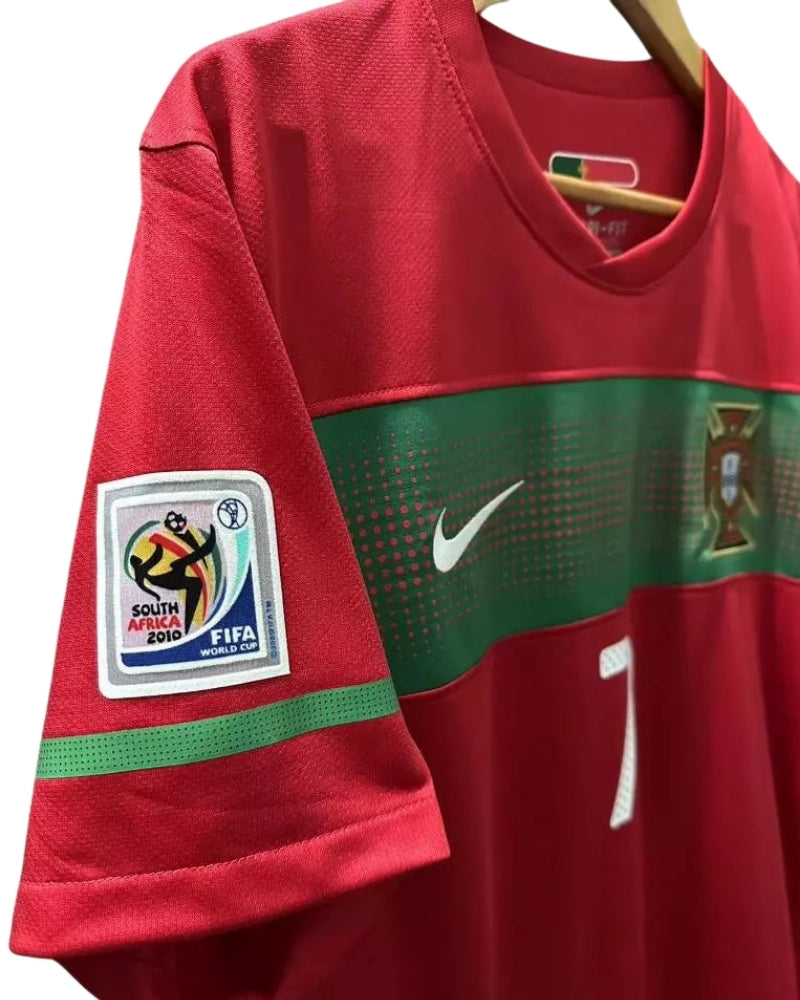 Koszulka Piłkarska Portugalia MŚ 2010 Home Retro