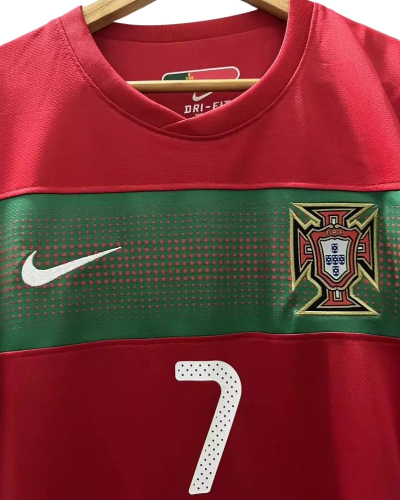 Koszulka Piłkarska Portugalia MŚ 2010 Home Retro
