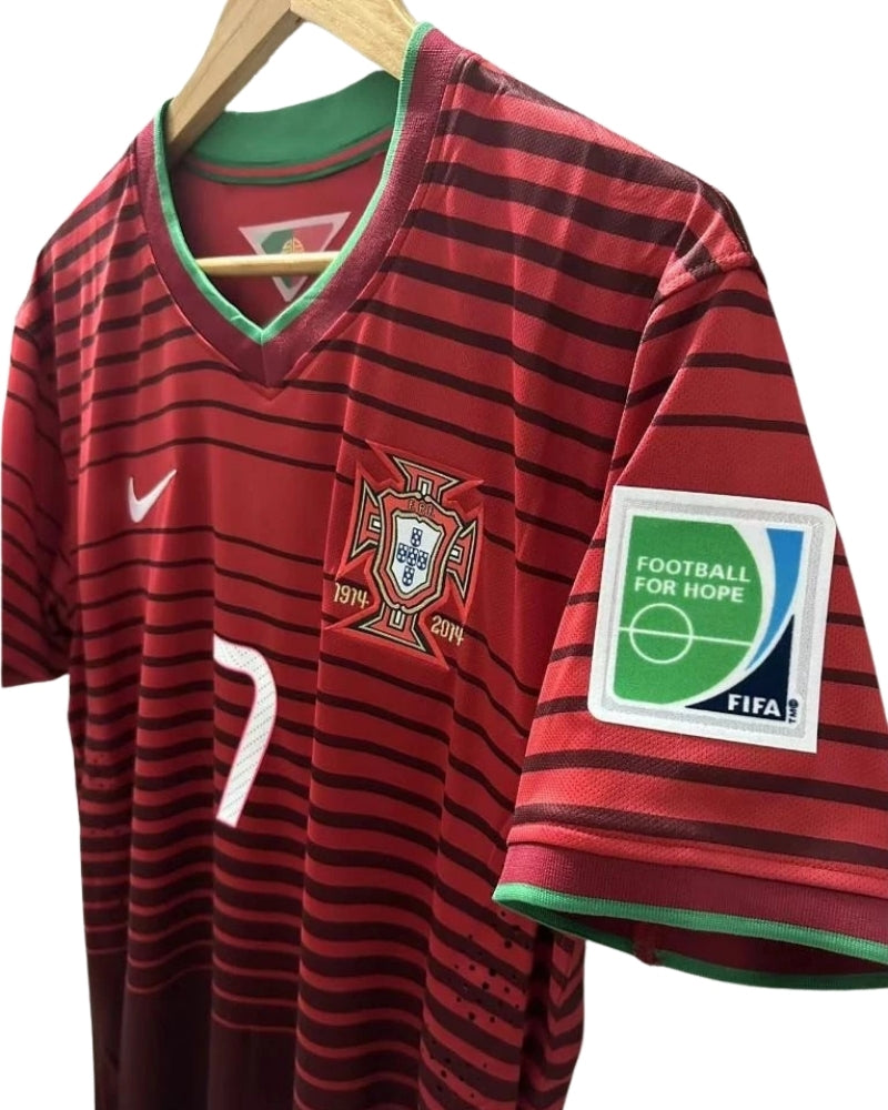Koszulka Piłkarska Portugalia MŚ 2014 Home Retro