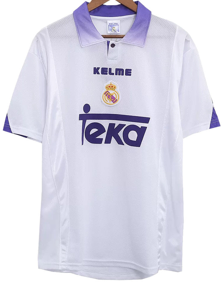 Koszulka Piłkarska Real Madryt 1997/1998 Home Retro