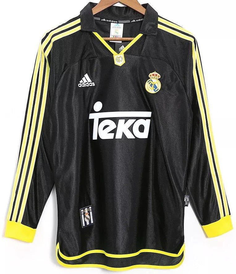 Koszulka Piłkarska Real Madryt 1999/2000 Away UCL FINAL Retro Długi Rękaw