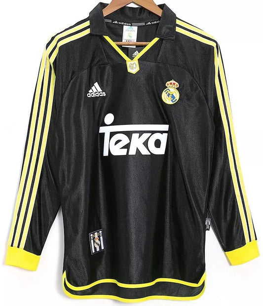 Koszulka Piłkarska Real Madryt 1999/2000 Away UCL FINAL Retro Długi Rękaw